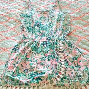 Lilly pulitzer Jarrett Romper EUC sz S